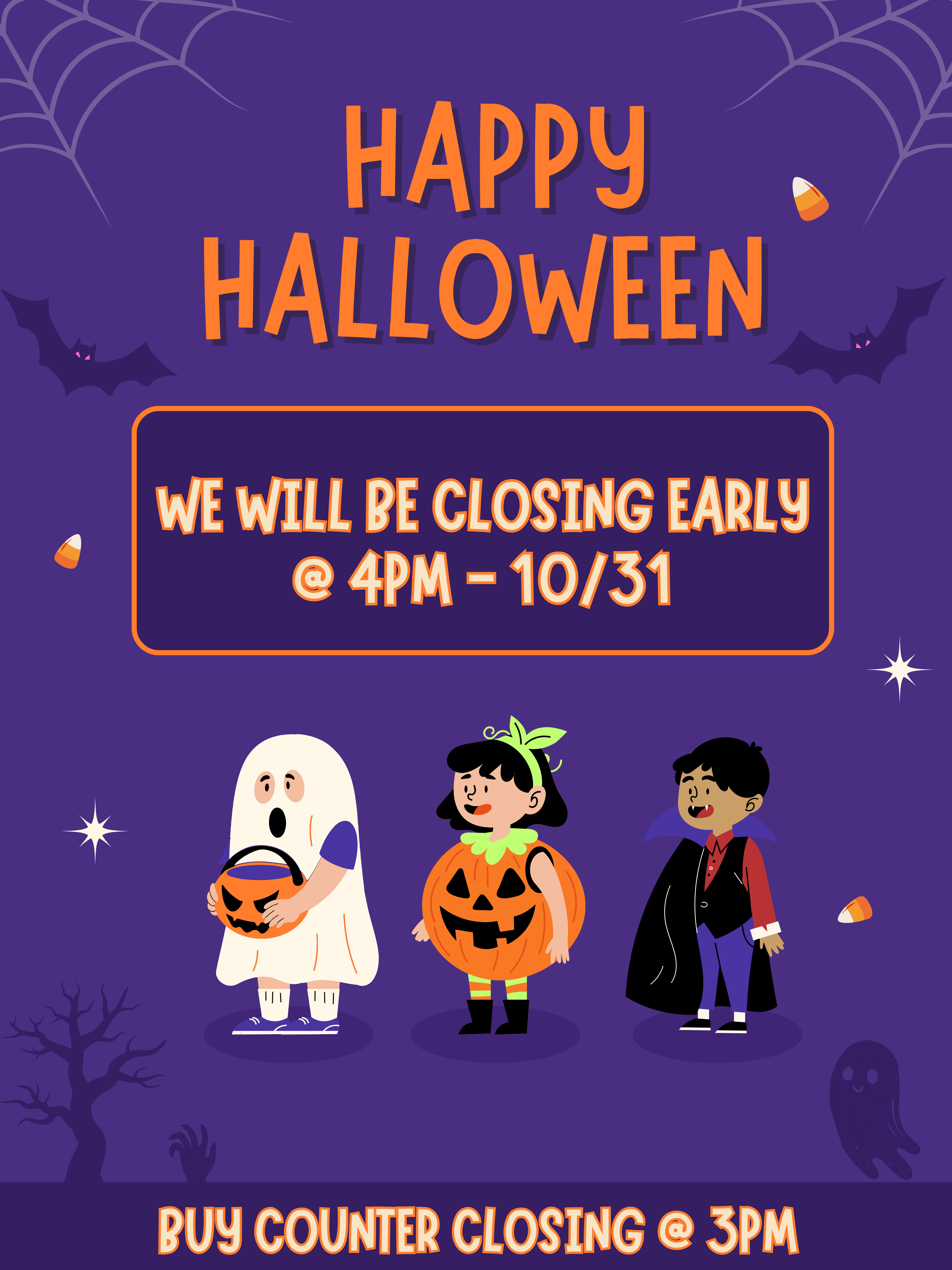 halloween hours